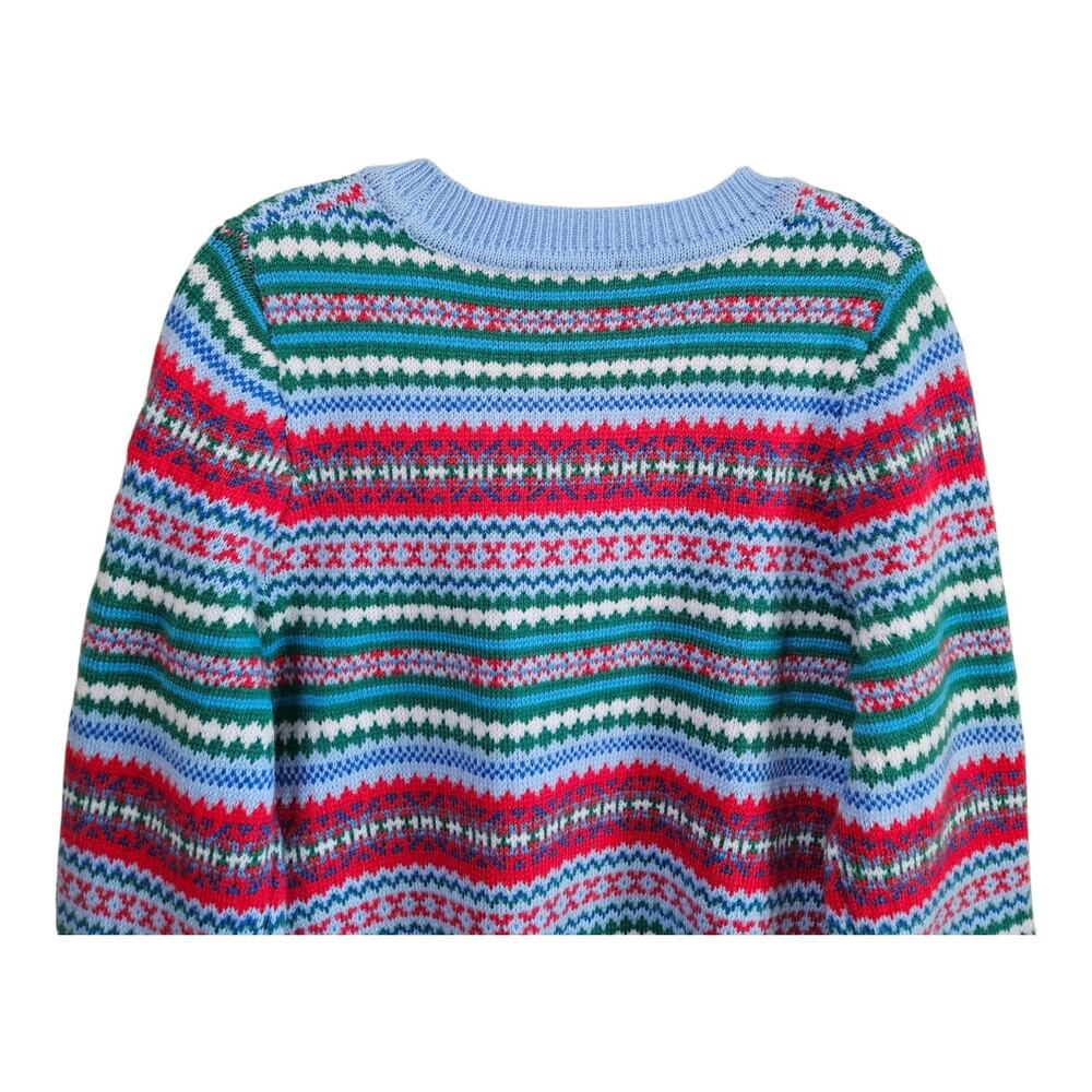 FREE ASSEMBLY Women's M Nordic Sweater Multicolor Recycled Poly & Wool 38" NEW - Picture 6 of 8